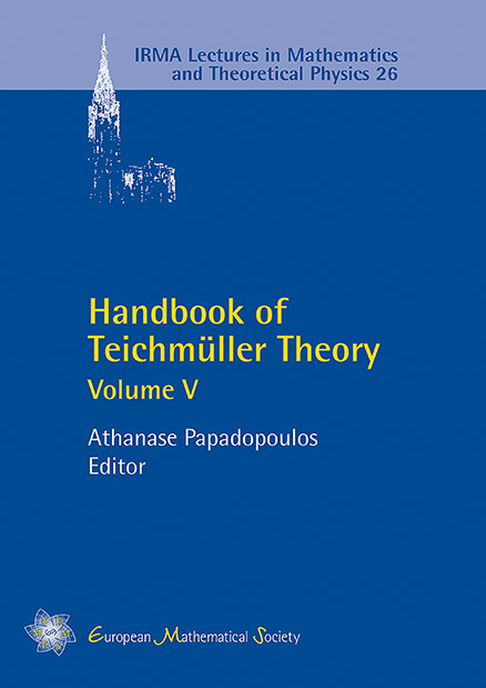 Handbook of Teichmüller Theory, Volume V cover