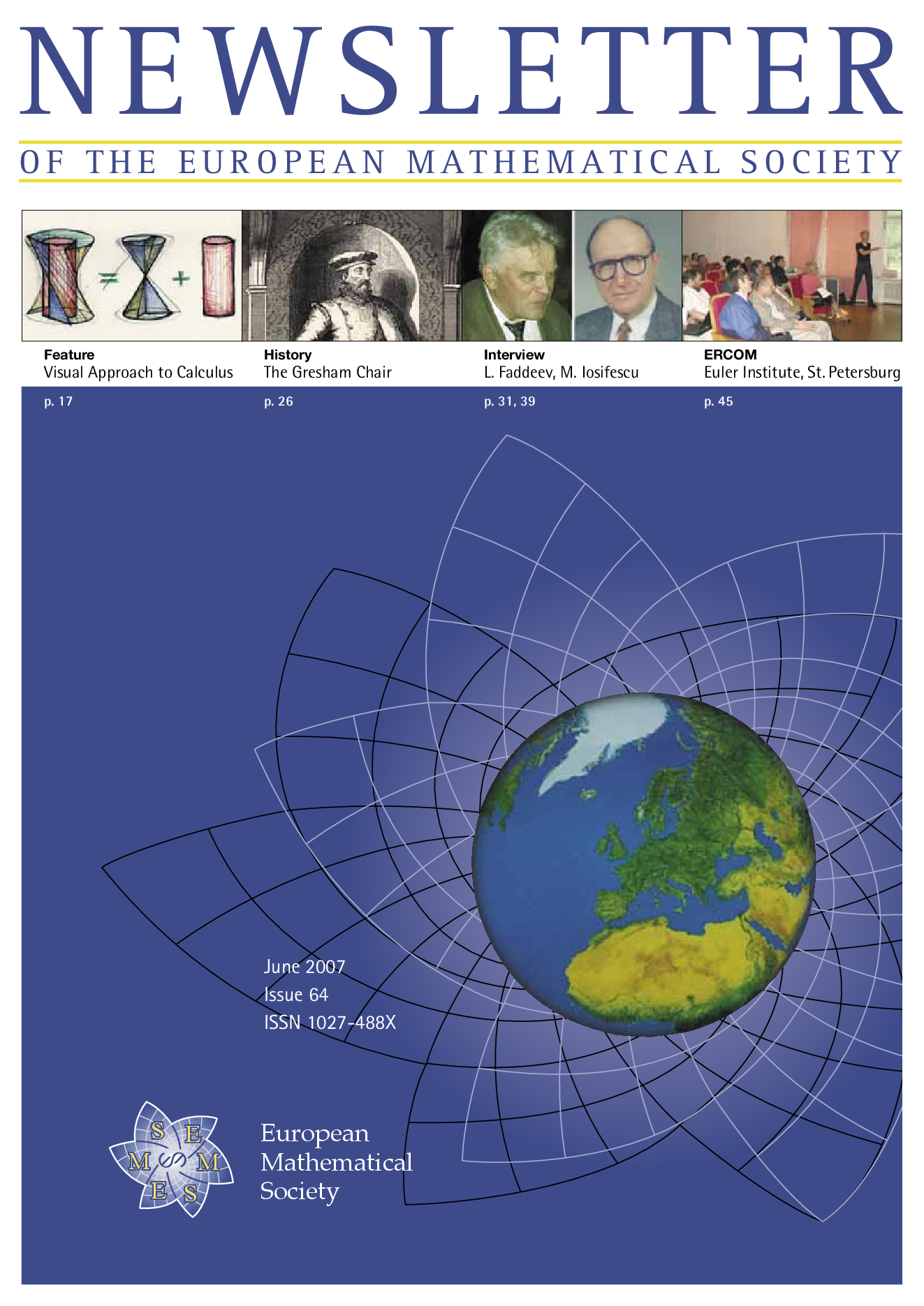 No. 64 (2007)| European Mathematical Society Magazine | EMS Press